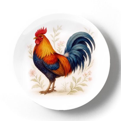 Декоративная тарелка Жан Габриэль Ги Петух Феникс