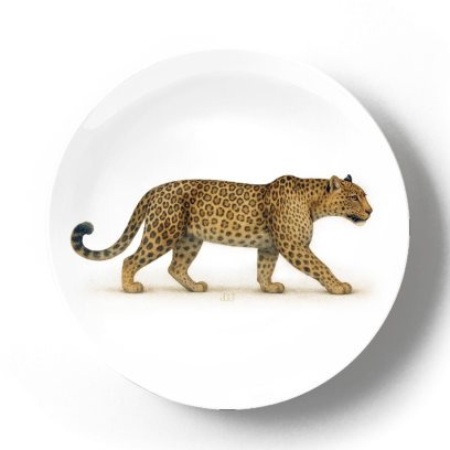 Декоративная тарелка Жан Габриэль Ги Леопард
