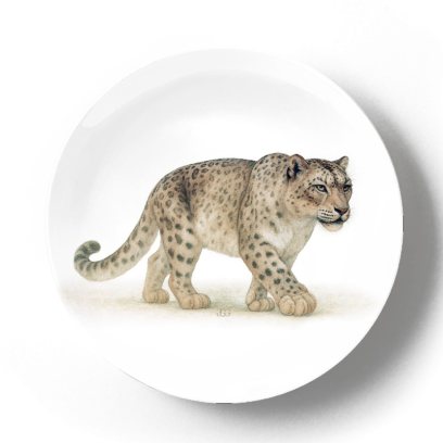 Декоративная тарелка Жан Габриэль Ги Снежный барс