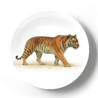 Декоративная тарелка Жан Габриэль Ги Тигр