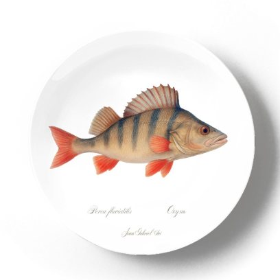 Декоративная тарелка Жан Габриэль Ги Окунь