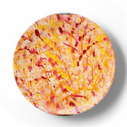 Декоративная тарелка Грег Ван Дайк Розовая композиция 4