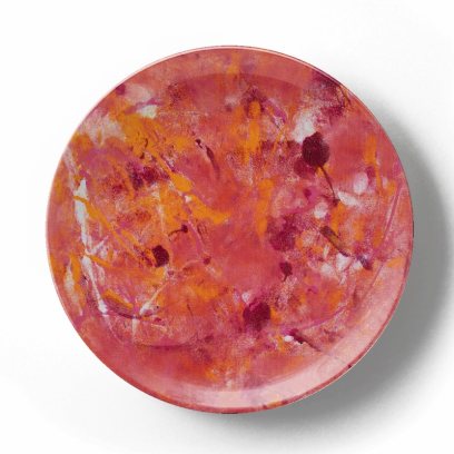 Декоративная тарелка Грег Ван Дайк Розовая композиция 1